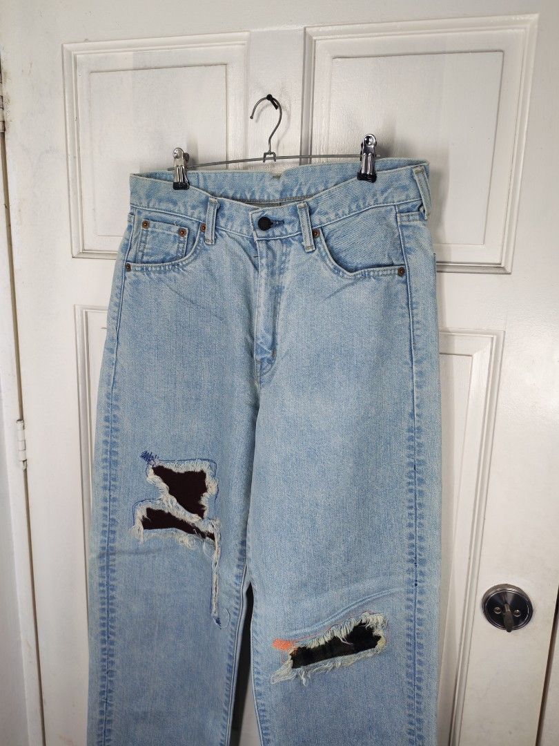 Edwin japan pants patched (Category: Jeans) located in Manila. Submitted by potato.ph (Listing ID 1469704154, Image 2). Description: Edwin japan jeans.