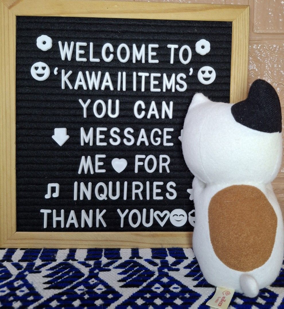 Eikoh Neko Brown & Black Cat Mini Plush Toy (Category: Plushies & Soft Toys) located in Bulacan. Submitted by kawaii_items_stuffed_toys (Listing ID 1469745533, Image 2). Description: Brand new From japan box Eikoh Neko Cat Brown & Black Mini Plush Height 7inches/18cm Just message me if you ever want to see more pictures of the item, I'm more than glad to assist you. 📌Location: San Jose Del Monte Bulacan, Philippines 🛵Shipping: Flash/Lalamove 💰