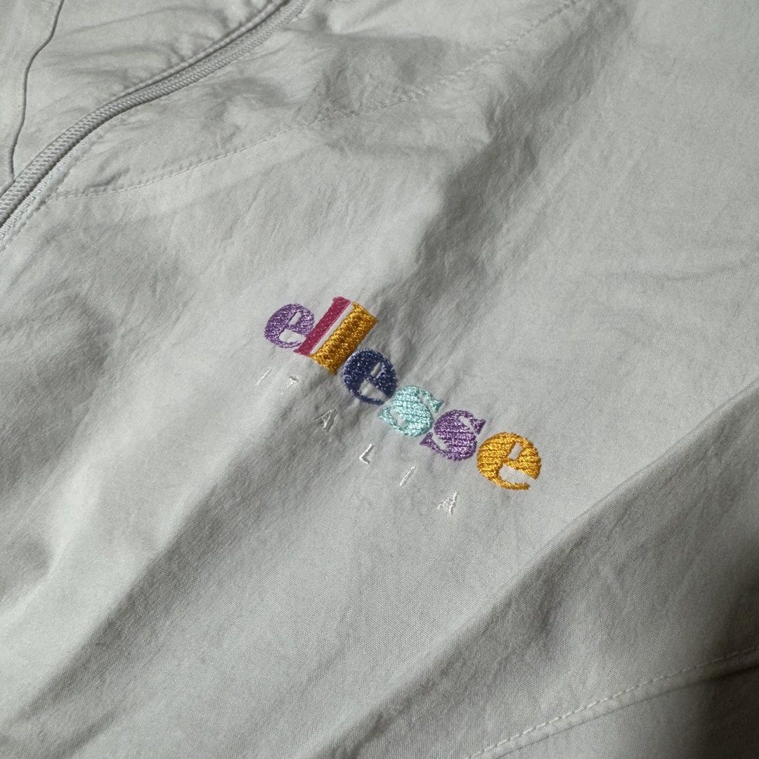 Ellese Windbreaker (Category: Coats, Jackets and Outerwear) located in Manila. Submitted by nicoleaure20 (Listing ID 1469744193, Image 2). Description: - original. large on tag, still in good condition :) - location: sampaloc, manila - mop: gcash/bpi - can be shipped thru lalamove/grab/ toktok/j&t but the buyer should shoulder the fee :) .