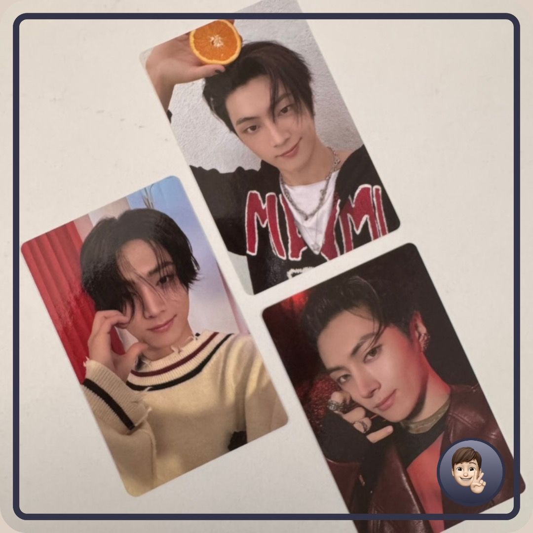 ENHYPEN JAY Official Photocards (Category: K-Wave Merchandise) located in Manila. Submitted by myhappyunboxing (Listing ID 1469626054, Image 2). Description: - In good condition - Not for sensitive buyers, photocards may have manufacturer marks - 199 each - DM if interested to buy and let us know your card selection.