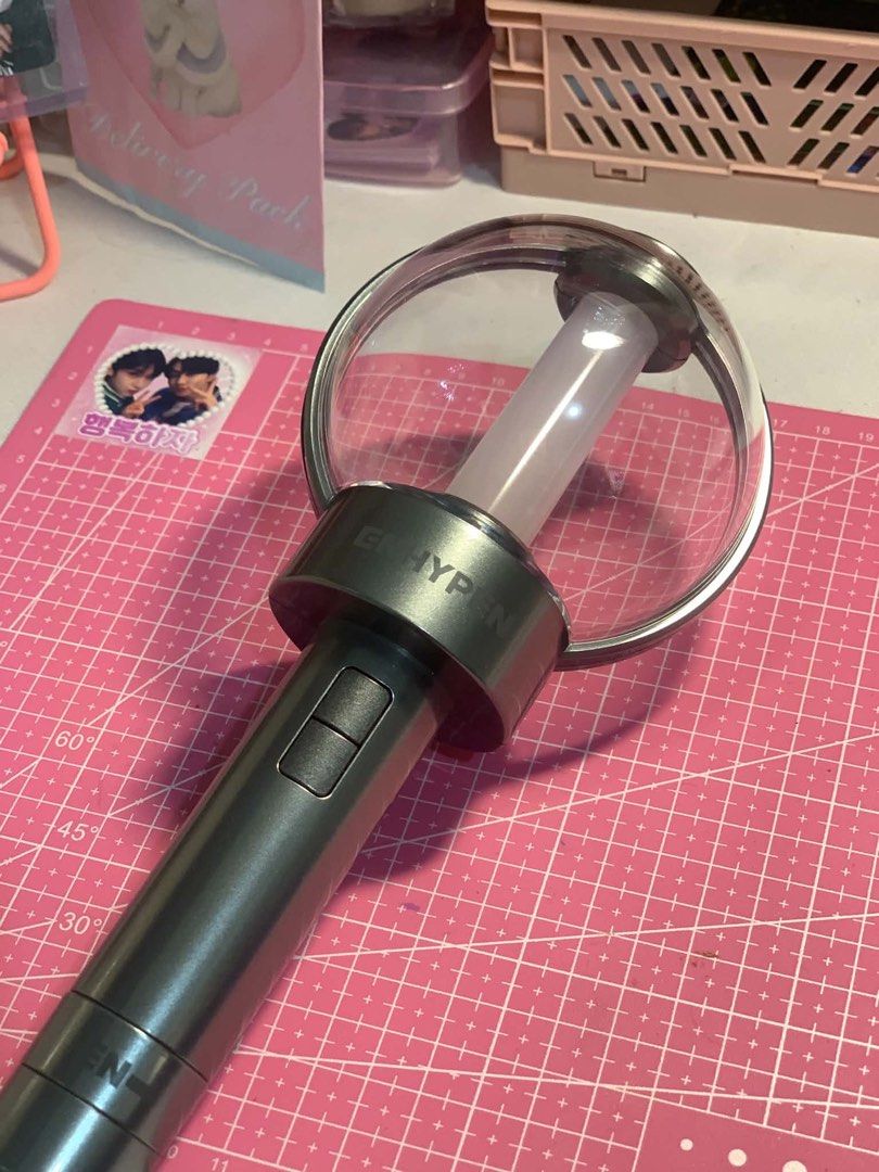 Enhypen Lightstick ver. 1 (Category: K-Wave Merchandise) located in Manila. Submitted by mnithvee (Listing ID 1469594572, Image 1). Description: wts lfb ph enhypen lightstick ver 1 unsealed complete inclusions [ never been used ] ₱1,500 [ can nego if sure buyer ] 📍Davao City.