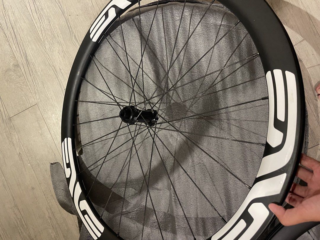 ENVE Inspired Carbon Wheelset 50mm (Category: Bicycles) located in Calamba. Submitted by athlete_decluttering (Listing ID 1469671836, Image 2). Description: Still in very good condition RFS: declutterring A decent rip off enve.