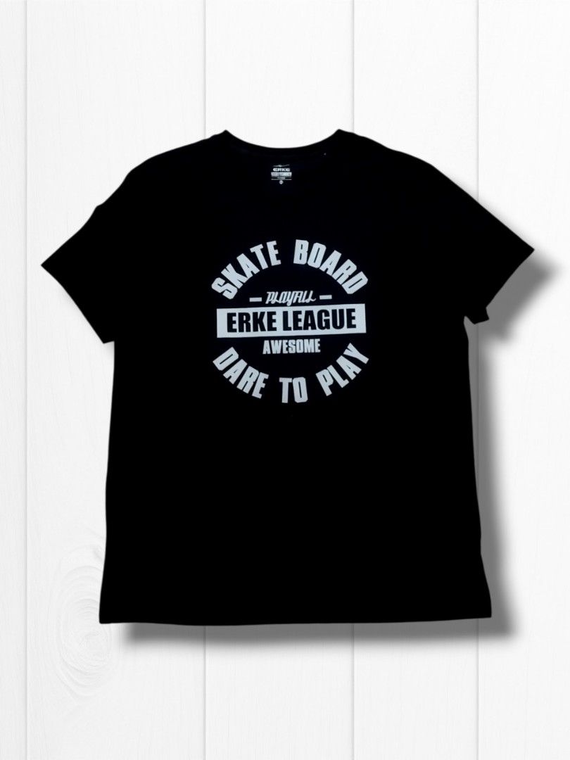 Erke Black Tshirt I Tee (Category: Tshirts & Polo Shirts ) located in Aguinaldo. Submitted by ukayandthrift (Listing ID 1469623186, Image 1). Description: .