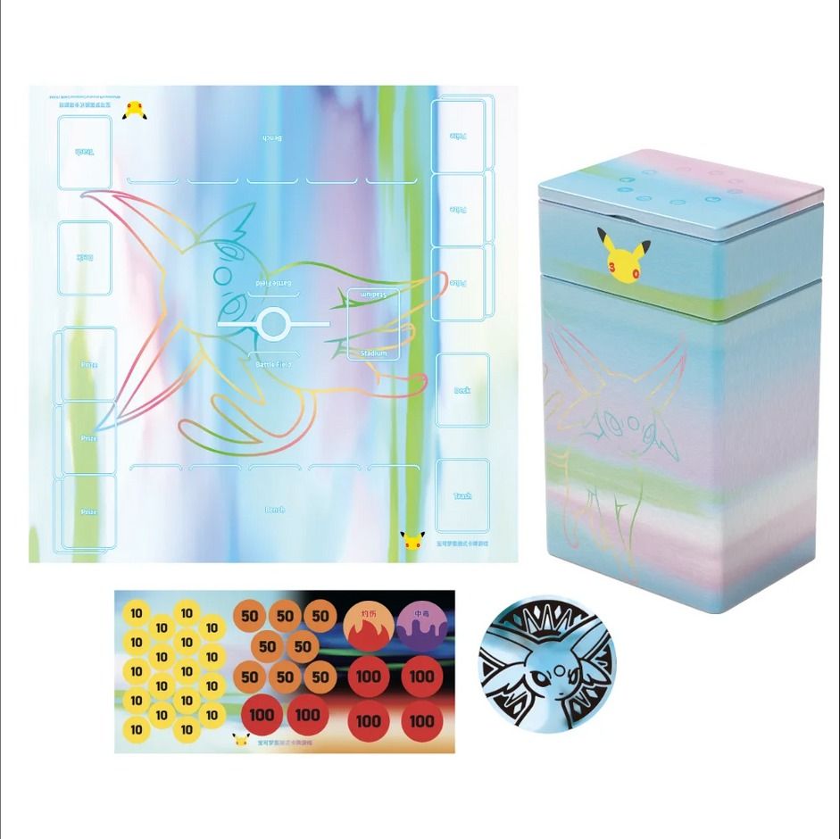 Pokemon 30th Celebration Espeon Deluxe Card Box Set, Toys ...