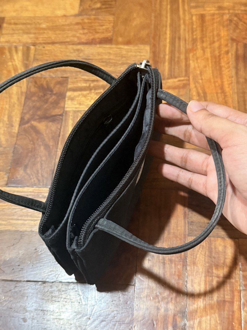 Esprit black handbag (Category: Shoulder Bags) located in Manila. Submitted by only_alyssacloset (Listing ID 1469646076, Image 3). Description: Brand: Esprit Color: Classic black with silver-tone hardware Size: Small.