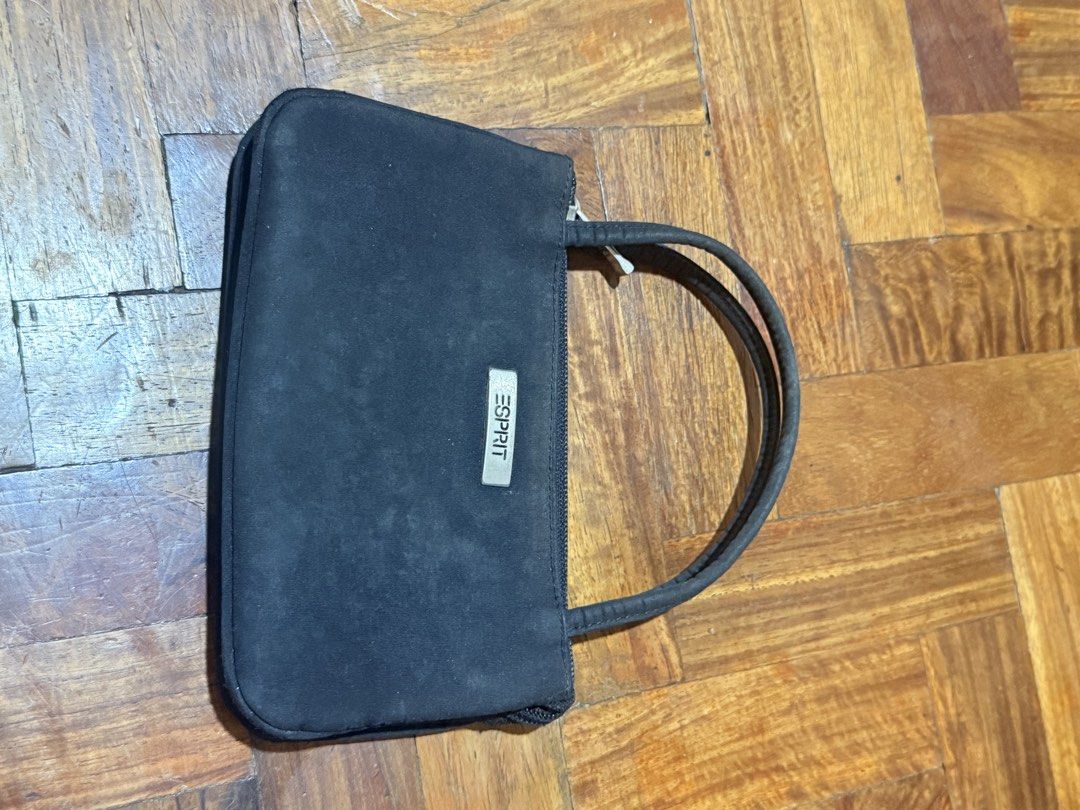 Esprit black handbag (Category: Shoulder Bags) located in Manila. Submitted by only_alyssacloset (Listing ID 1469646076, Image 2). Description: Brand: Esprit Color: Classic black with silver-tone hardware Size: Small.