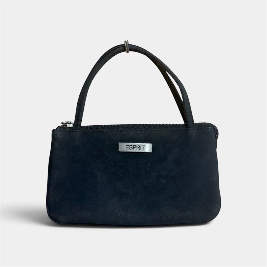 Esprit black handbag (Category: Shoulder Bags) located in Manila. Submitted by only_alyssacloset (Listing ID 1469646076, Image 1). Description: Brand: Esprit Color: Classic black with silver-tone hardware Size: Small.