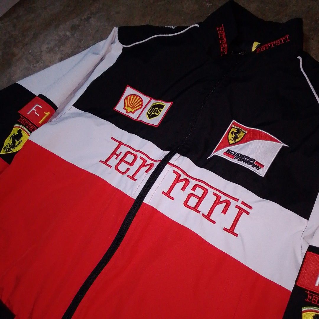 F-1 WINDBREAKER JACKET 🏁(EMBROIDED VERSION) (Category: Coats, Jackets and Outerwear) located in Antipolo. Submitted by cylexuzxc (Listing ID 1469584952, Image 2). Description: DM FOR MORE DETAILS📩 DIMES: 24x22 sleeve 22 CONDITION: 10/10 COLOR RATE: 10/10 LOC AND CAN DO MEET UP AROUND: ANTIPOLO CITY MOP: GCASH IMPORTANT NOTES‼️ 📌-THE COLOR IN THE PICTURE MAY CHANGE DUE TO LIGHTING 📌-ALL ITEMS ARE THRIFTED SO PLS MANAGE YOUR EXPECTATIONS.