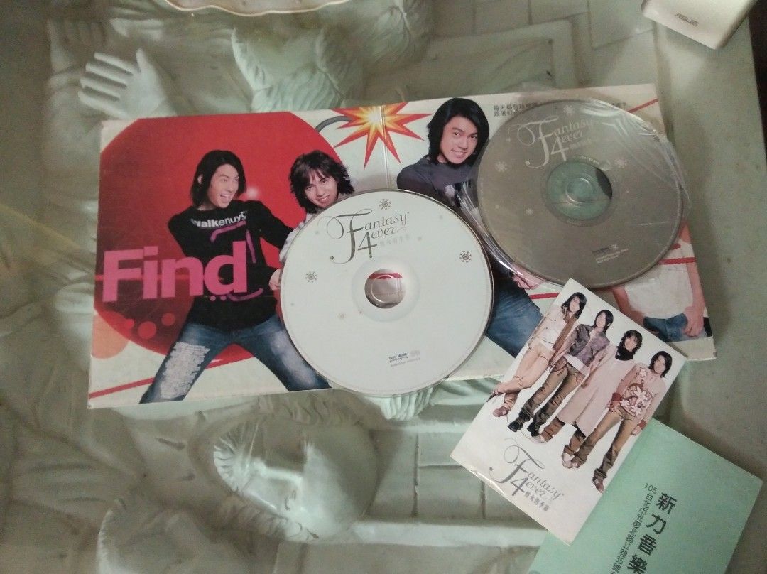 F4 Fantasy 4ever CD Album Set (Category: CDs & DVDs) located in Caloocan City. Submitted by lonewolf22 (Listing ID 1469714060, Image 1). Description: - Original Taiwanese release from Sony Music - Includes 2 CDs and lyric booklet - Comes with collectible photo cards - Perfect for F4 and Taiwanese boy band fans QC location.