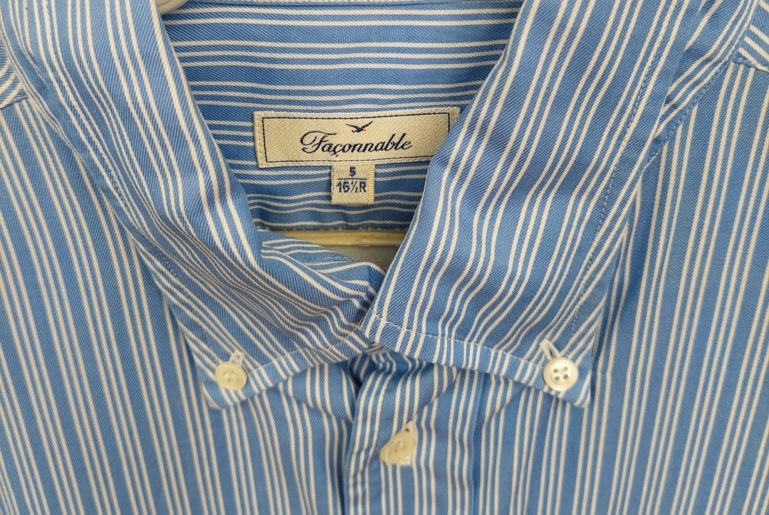Faconnable Long Sleeve Polo, Size L (Category: Formal Shirts) located in Quezon City. Submitted by donjie (Listing ID 1469672697, Image 3). Description: Men's Long Sleeve Faconnable Size L With Pocket.