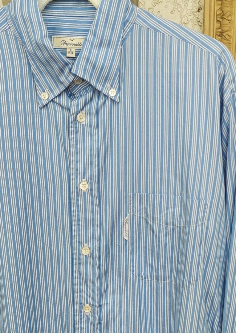 Faconnable Long Sleeve Polo, Size L (Category: Formal Shirts) located in Quezon City. Submitted by donjie (Listing ID 1469672697, Image 2). Description: Men's Long Sleeve Faconnable Size L With Pocket.