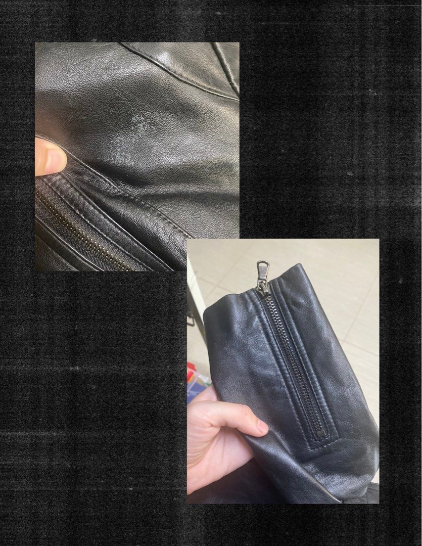 Faux Asymmetrical Leather Jacket (Category: Coats, Jackets and Outerwear) located in Lucena. Submitted by gomigomiii (Listing ID 1469694112, Image 3). Description: 15x19.5.