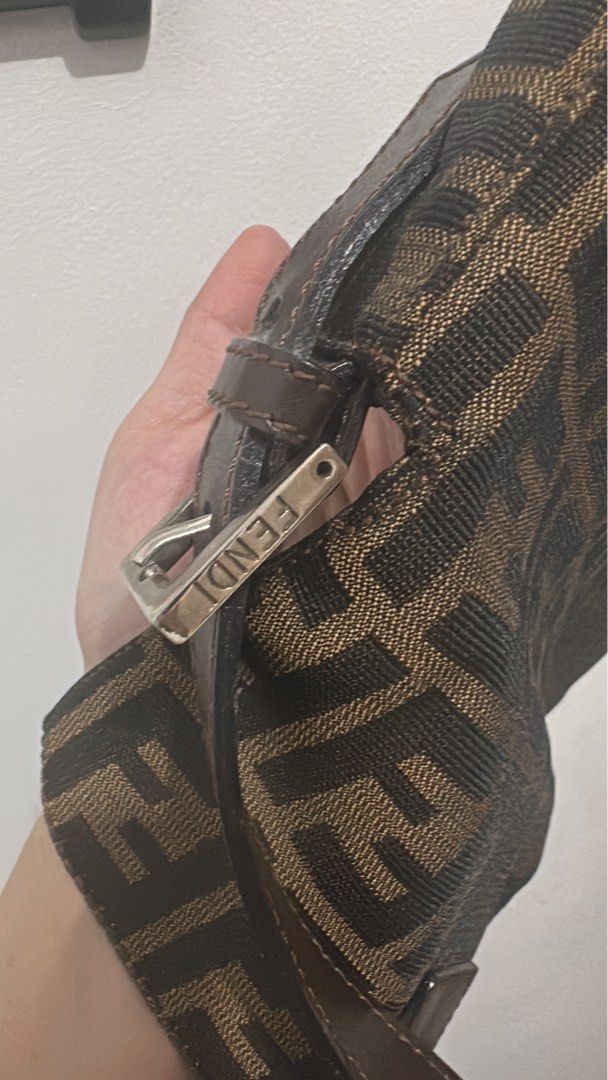 Fendi Zucca Baguette (Category: Shoulder Bags) located in Malabon City. Submitted by seseche (Listing ID 1469719617, Image 2). Description: Original Fendi Zucca Baguette well used twice for event.