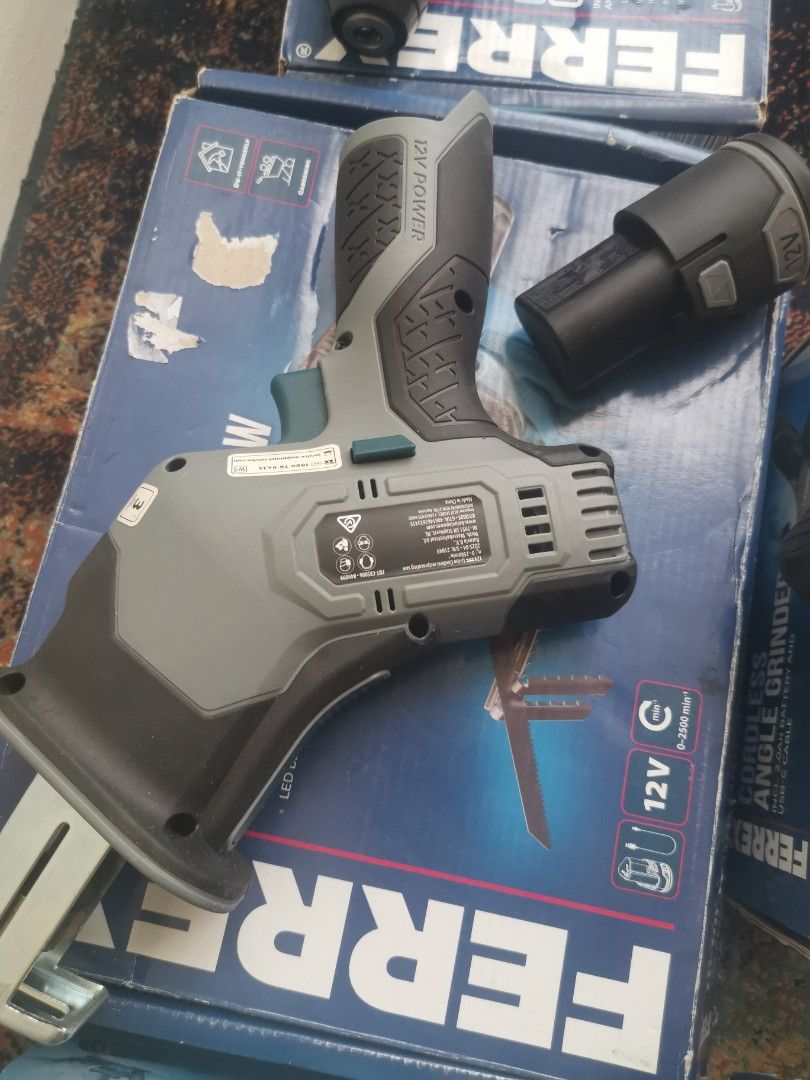 Ferrex Cordless Tools for take all (Category: Construction Tools & Equipment) located in Quezon City. Submitted by trendsites.manila (Listing ID 1469715456, Image 3). Description: - Ferrex 12V Tools - Lightweight design perfect for drilling into stone and masonry - Includes a reliable 2.0Ah battery and convenient USB-C charging cable - Built-in work light to easily illuminate dark workspaces - Condition: Brand new / Excellent (Ready to ship or me