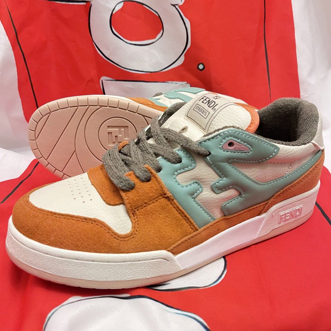 FF MATCH Low Top Sneakers Amaranth Suede Size 41 Multi-colour (Category: Sneakers) located in Paranaque City. Submitted by toastedmallows (Listing ID 1469724867, Image 1). Description: Fendi Match Sneakers Color: Amaranth Suede Features the Fendi logo Size 41EU 26CM Suede and leather construction Brandnew. No box. Comes with Fendi dustbag Ships via J&T MOP Gcash, Paymaya or BPI - NO COD shoes may or may not have minimal dustmarks.