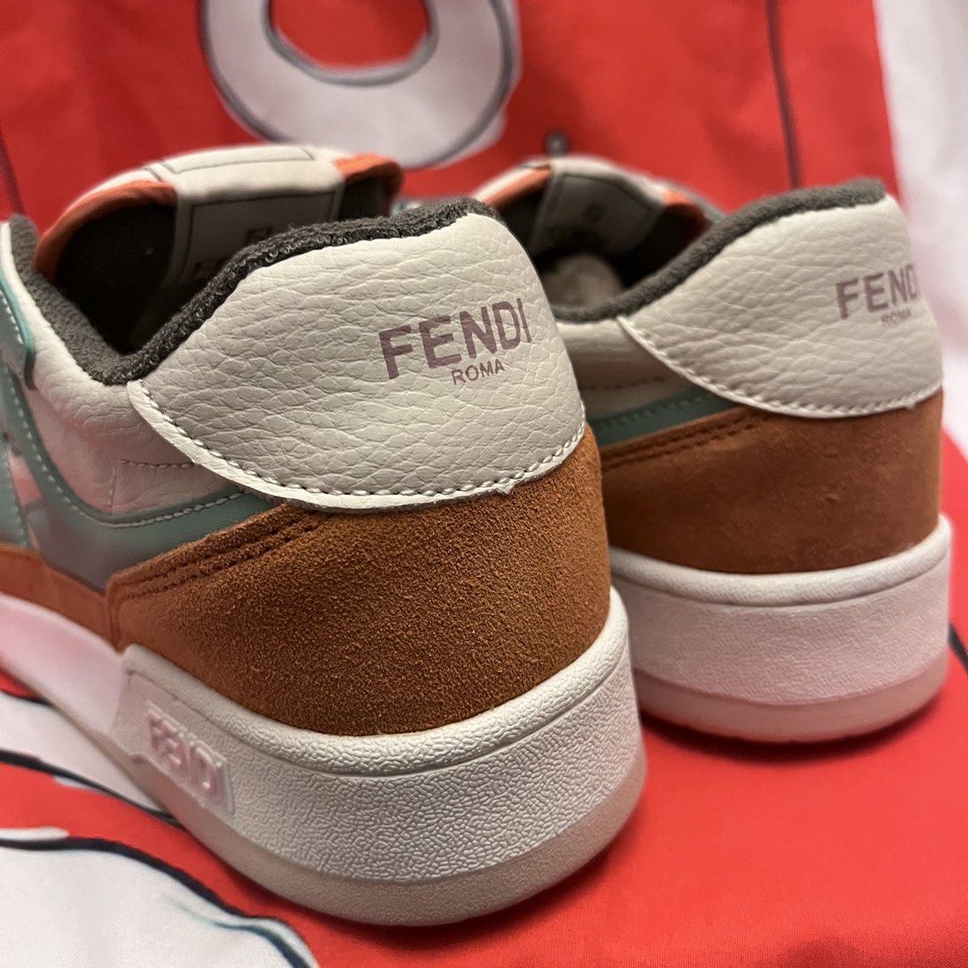 FF MATCH Low Top Sneakers Amaranth Suede Size 41 Multi-colour (Category: Sneakers) located in Paranaque City. Submitted by toastedmallows (Listing ID 1469724867, Image 2). Description: Fendi Match Sneakers Color: Amaranth Suede Features the Fendi logo Size 41EU 26CM Suede and leather construction Brandnew. No box. Comes with Fendi dustbag Ships via J&T MOP Gcash, Paymaya or BPI - NO COD shoes may or may not have minimal dustmarks.