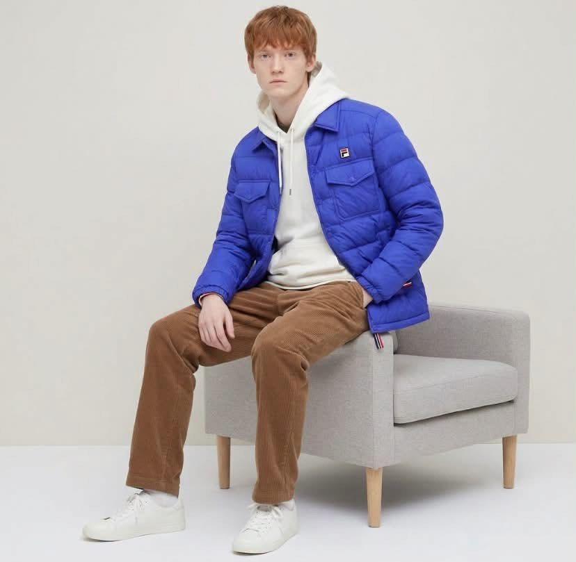 FILA DOWN PUFFER JACKET (Category: Coats, Jackets and Outerwear) located in Puerto Princesa. Submitted by kelvinfabr75674 (Listing ID 1469581179, Image 1). Description: Size M 21 width 26 length NO ISSUE EXCELLENT CONDITION Color rate 10📌.