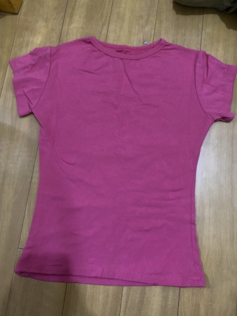 FITTED PINK SHIRT (Category: Shirts) located in Marikina City. Submitted by ctgccc (Listing ID 1469691724, Image 1). Description: SIZE: xs to small (stretchy) COLOR: pink (brighter in person) FIT: fit - double lined.