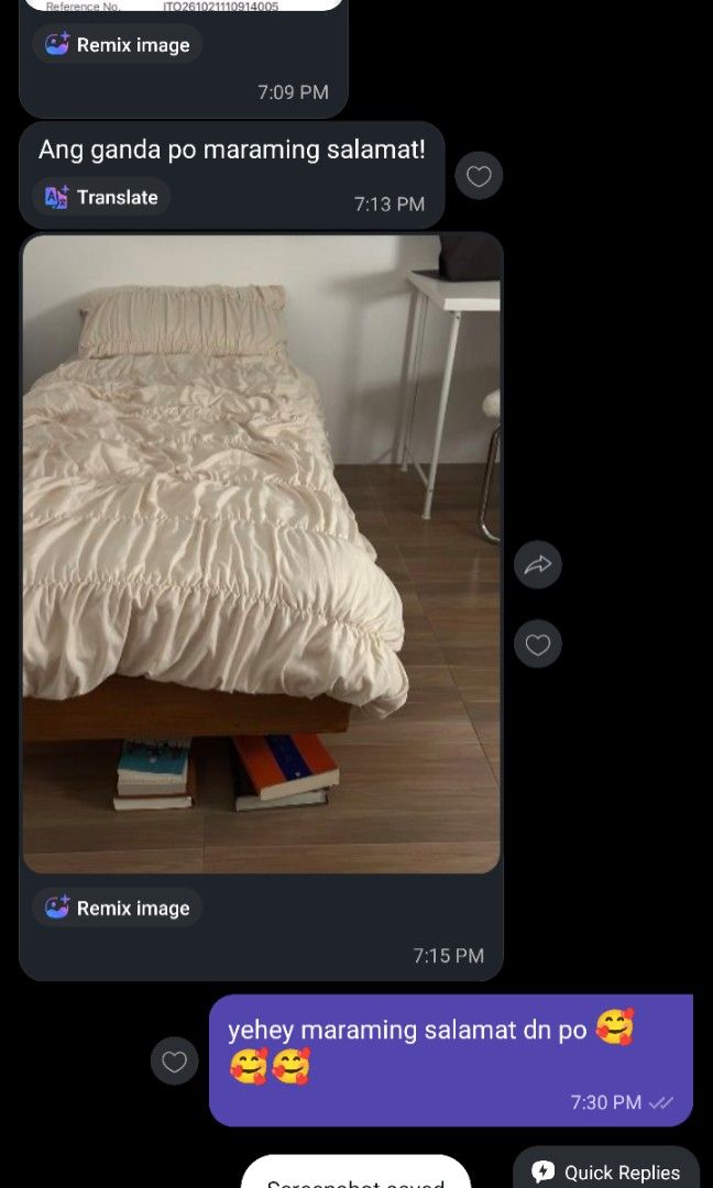 Floating Bed (Category: Bed Frames & Mattresses) located in General Trias. Submitted by jameswoodlike (Listing ID 1469674899, Image 3). Description: Single size - 7400 we also have all sizes and custom sizes made of 100% solid wood pm to inquire.
