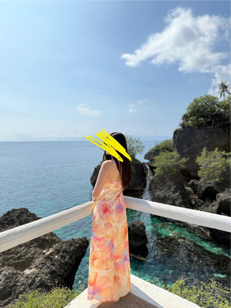 Flowerful Beach Dress (Category: Dresses) located in Calamba. Submitted by j.catmama (Listing ID 1469690026, Image 2). Description: Used once Fits S-M. My height is 5’4” and weighs 54kg. Nego.