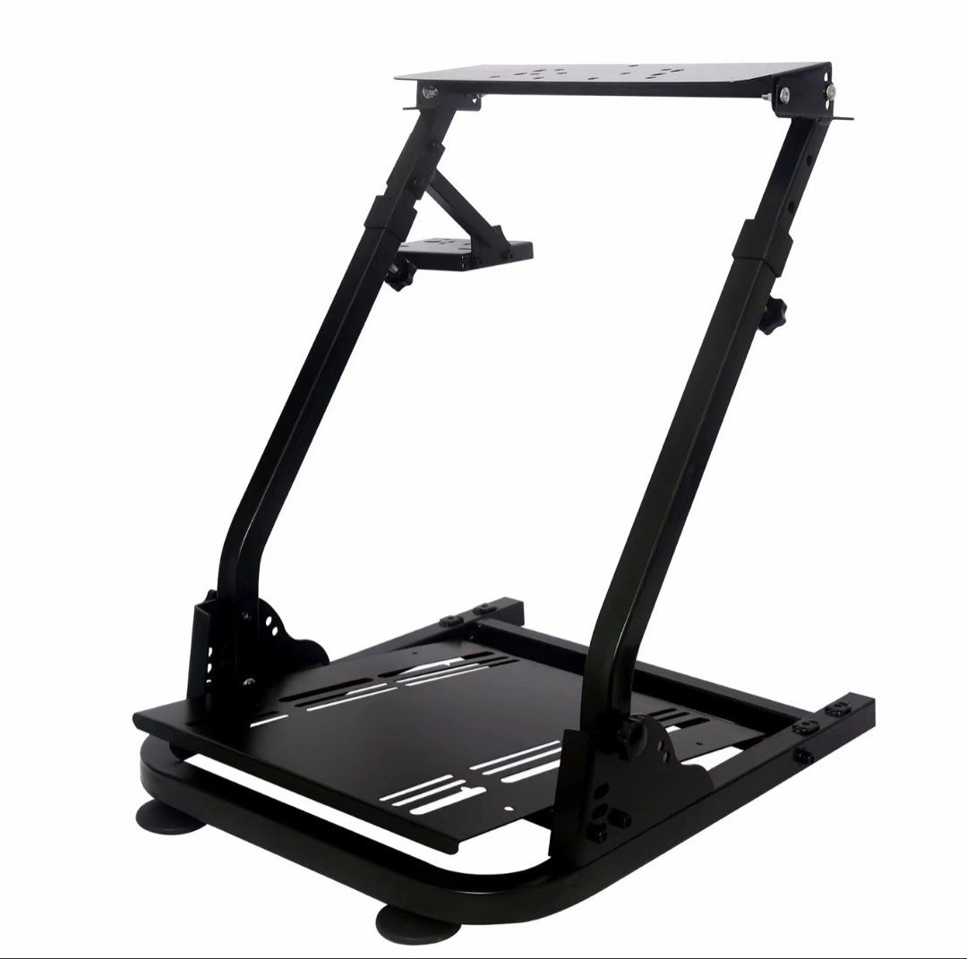 Foldable Racing Simulator Steering Wheel Stand (Category: Other Accessories) located in Manila. Submitted by jvzzz08 (Listing ID 1469575742, Image 2). Description: Brand new never use for only 2000 0 Foldable Racing Simulator Steering Wheel Stand Space-Saving Foldable Design Tight on space? No problem! Our foldable design allows you to easily stow away the stand when not in use. Perfect for gamers with limited space. 📦 Product Specifications Bas