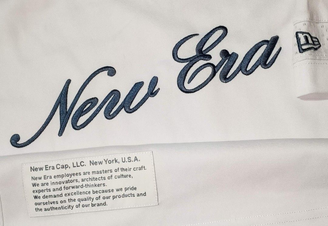 FOOTBALL JERSEY NEW ERA BASIC WHITE🔥🥶 (Category: Activewear) located in Puerto Princesa. Submitted by ryanchristian25 (Listing ID 1469738166, Image 3). Description: FOOTBALL JERSEY NEW ERA BASIC WHITE🔥🥶 📌 SIZE-MEDIUM ON TAG 📌 WIDTH-21'5 📌 LENGTH-29'5/30 📌 COLORATE-10/10 📌 EMBROIDER FRONT LOGO/SLEEVE 📌 ASNEW CONDITION LOCATION PUERTO PRINCESA CITY PALAWAN UNLIVOUCH.