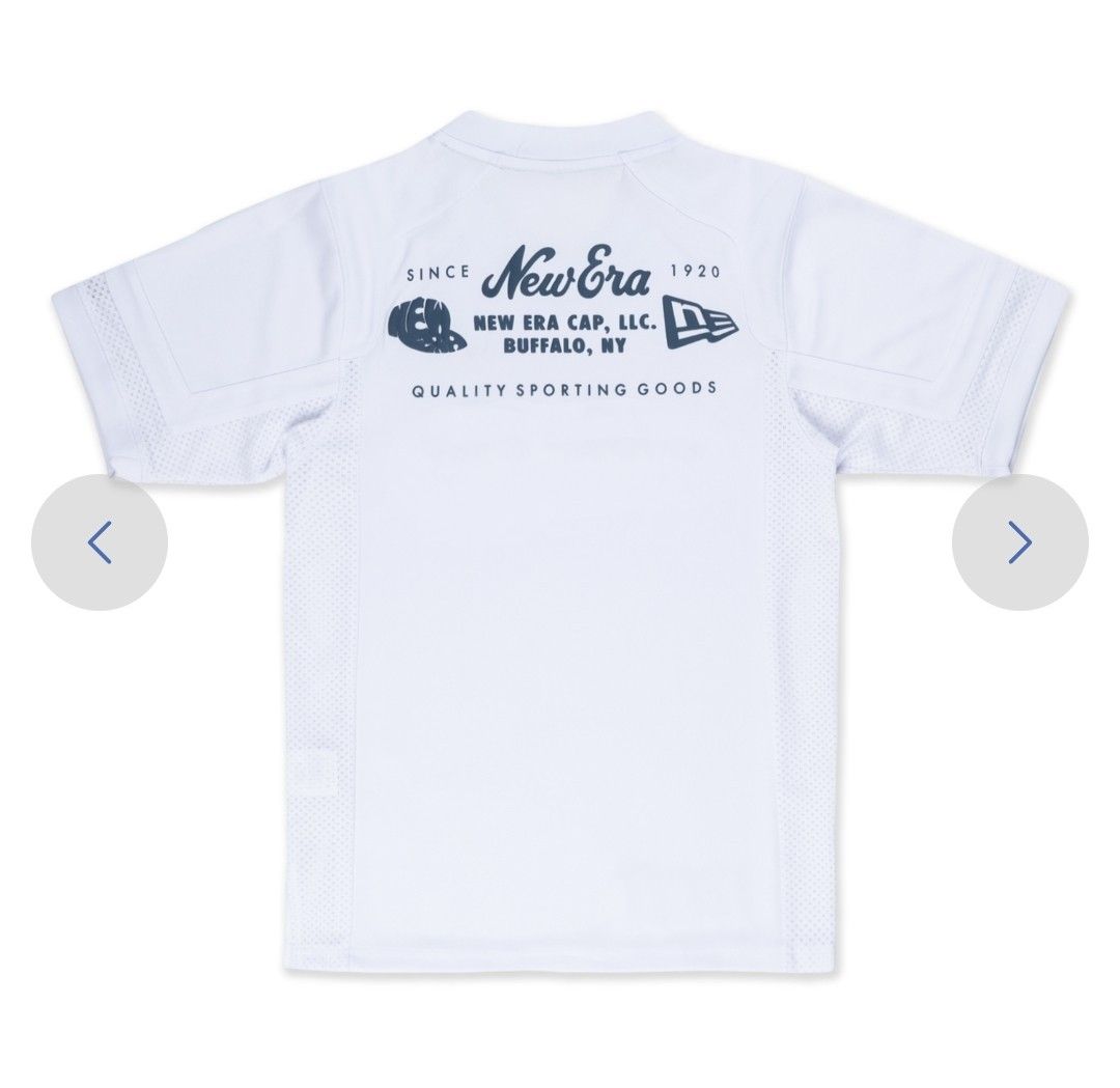 FOOTBALL JERSEY NEW ERA BASIC WHITE🔥🥶 (Category: Activewear) located in Puerto Princesa. Submitted by ryanchristian25 (Listing ID 1469738166, Image 2). Description: FOOTBALL JERSEY NEW ERA BASIC WHITE🔥🥶 📌 SIZE-MEDIUM ON TAG 📌 WIDTH-21'5 📌 LENGTH-29'5/30 📌 COLORATE-10/10 📌 EMBROIDER FRONT LOGO/SLEEVE 📌 ASNEW CONDITION LOCATION PUERTO PRINCESA CITY PALAWAN UNLIVOUCH.