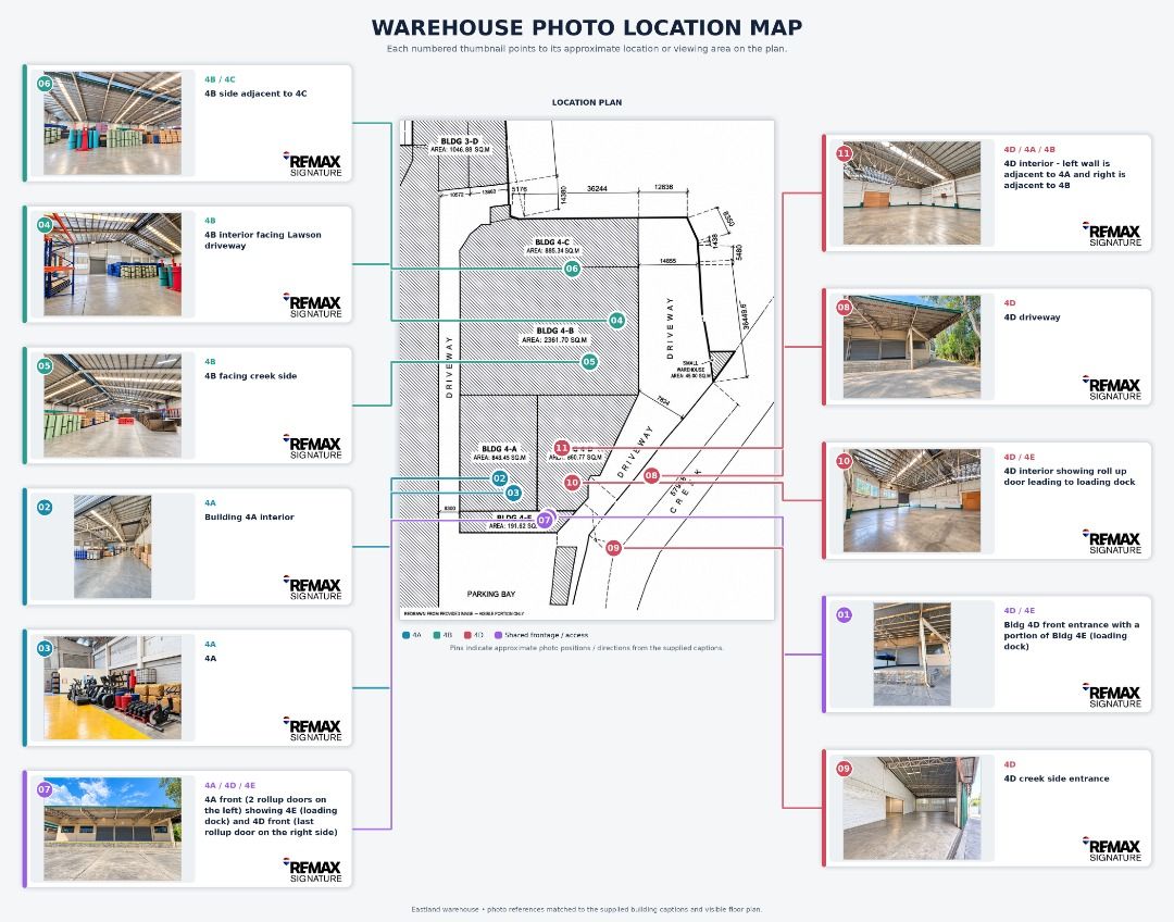 FOR LEASE: Maybunga, Pasig Warehouse Units | Various Sizes | P350/sqm (Category: Commercial) located in Taguig. Submitted by sparkrealty910 (Listing ID 1469664277, Image 2). Description: Warehouse Spaces for Lease | Warehouse, Maybunga, Pasig Looking for a secure, well-located space for your warehousing or logistics operations? Multiple units are available at ₱350/sqm/month. * 4A — 848.45 sqm | ₱296,958/month * 4B — 2,361.70 sqm | ₱826,595/month 