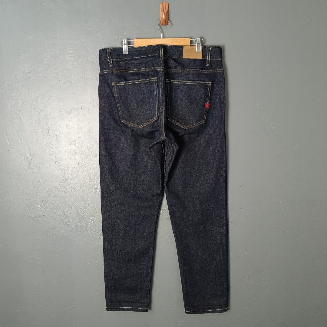 For Men - Uncle Fu - Raw Selvedge (Category: Jeans) located in Bacolod City. Submitted by drop.ph (Listing ID 1469642498, Image 2). Description: Uncle Fu - Raw Selvedge Authentic *Fits 33-34 Length - 40.5, Leg Opening - 7 *Excellent *No Flaws *Price: 1,200php *Add SF if outside Bacolod City .
