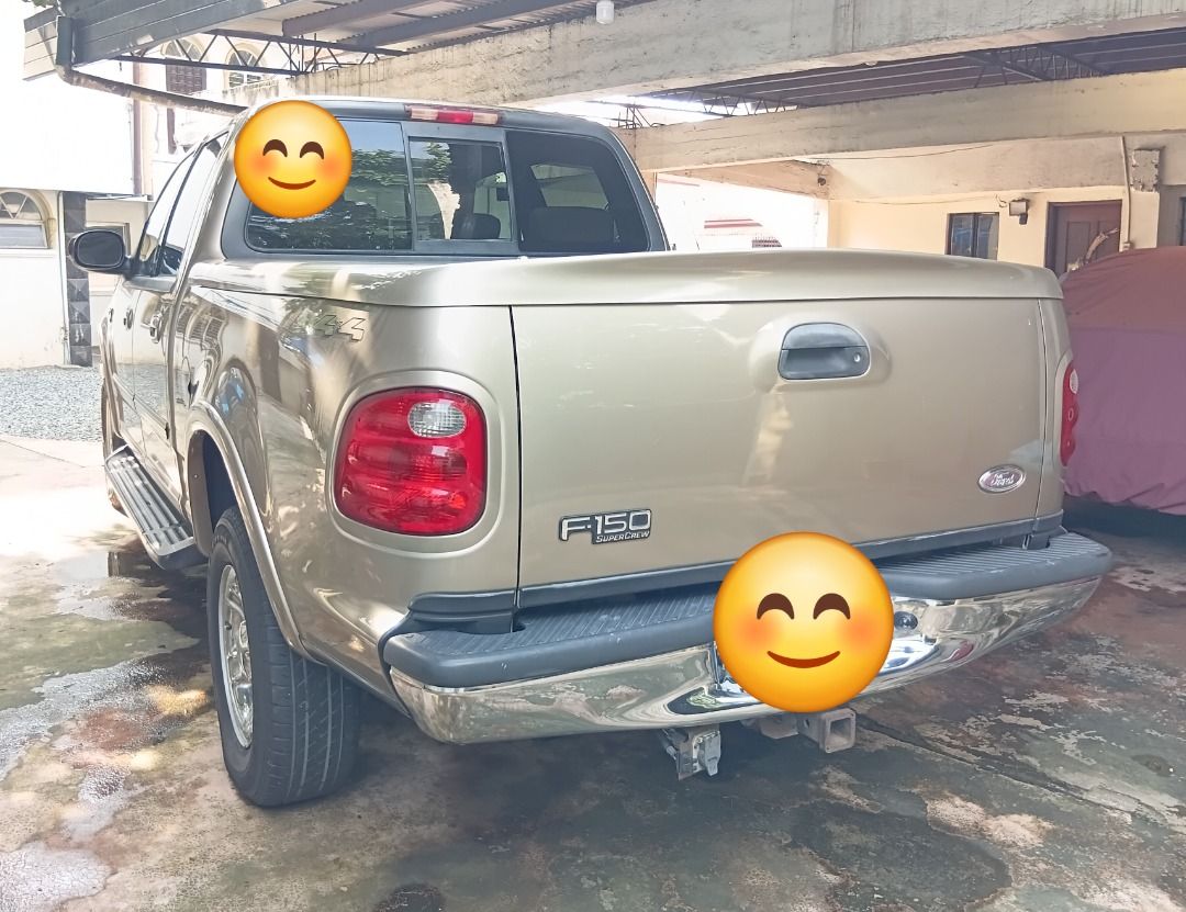 2002 Ford F-150 Supercrew (Category: Used Cars) located in Manila. Submitted by greasemonkey.greasemonkey (Listing ID 1464596915, Image 3). Description: Selling my personally owned 2002 ford f150 supercrew 4x4. Very rare full sized pick up truck. I purchased this directly from the first owner (I am the second owner). I have with me the original sales invoice and official receipt from ford. In excellent condition. All bone stock. Original mileage.