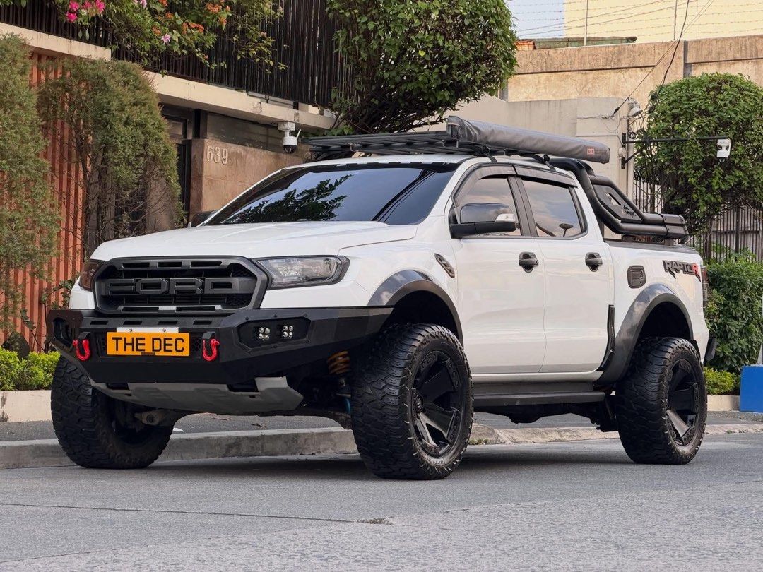 Ford Ranger Raptor Auto (Category: Used Cars) located in Manila. Submitted by quality_cars (Listing ID 1469706302, Image 3). Description: FOR SALE - Guaranteed Best Buy! ✅ Brand: Ford Model: Ranger Raptor Year Model: 2020 Model Transmission: Automatic Color: White Fuel Type: Diesel Engine Mileage: 47K Mileage Ending Plate: “2” Monday Coding MY SELLING PRICE: 1.245m Nego Upgraded Mags and Tyres 2.5in Lift Upgraded Coil Springs Steel Bumper Front a