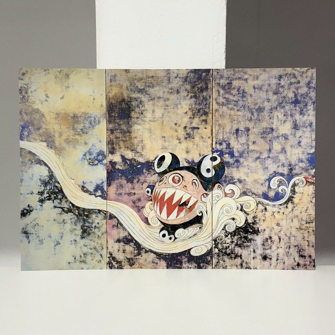Framed Takashi Murakami Postcard “727” (Category: Art & Prints) located in Santa Rosa. Submitted by shikaricollectibles (Listing ID 1469681615, Image 3). Description: Framed Takashi Murakami Postcard “727” An art postcard featuring Takashi Murakami, released in 2001. Postcard Size: 6.9 x 4.75 inches Frame Size: 12.3 x 10.1 inches Frame Thickness: 1 inches Frame Color: White Glazing: Glass Mat Border: 2 Inches Mat Color: Off-white.