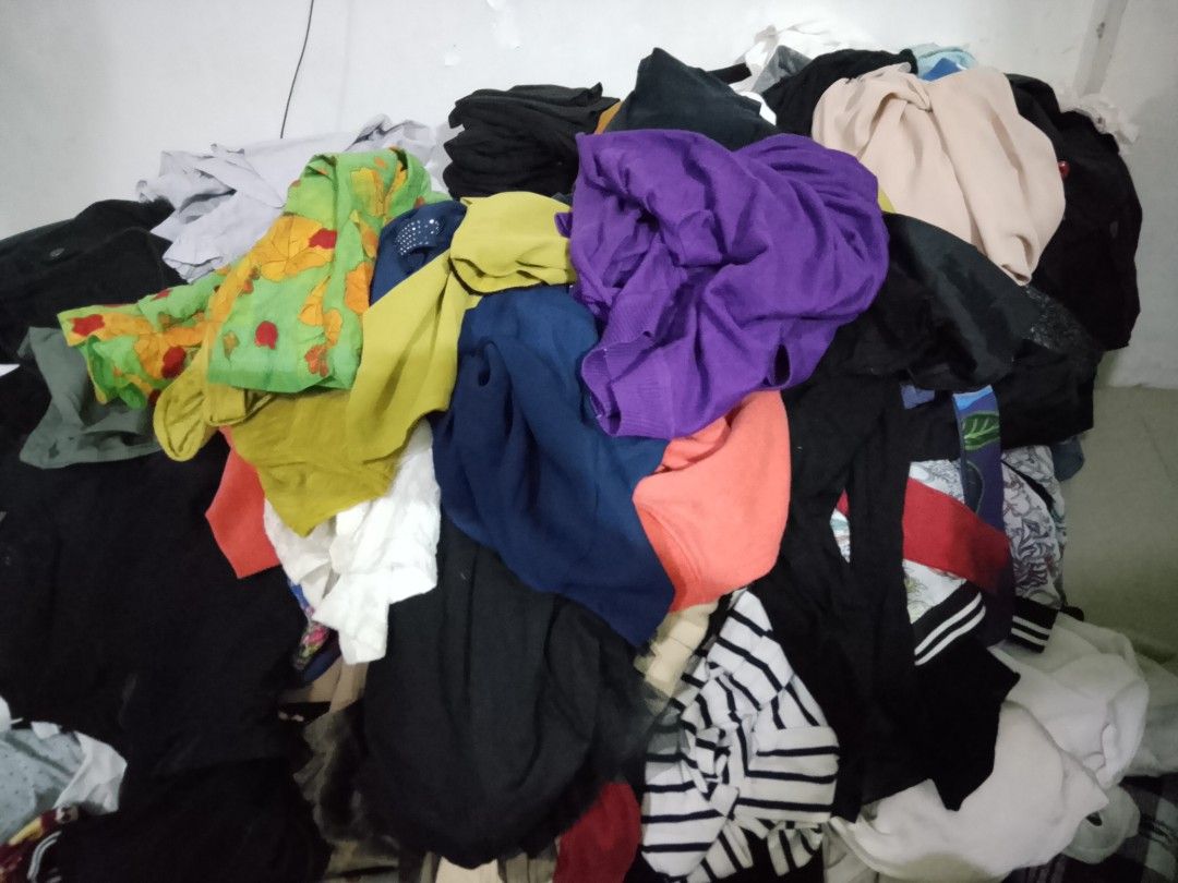 FREE 70+ Assorted Clothes Bundle (Ukay-ukay) (Category: Sets or Coordinates) located in Quezon City. Submitted by ririyumi007 (Listing ID 1469720060, Image 1). Description: Location: Quezon City FREE/ DONATION - if delivery, SF is shouldered by the buyer - Can do pick up just chat - No individual pics of the clothes - No kids clothes - Mostly Female Clothes .