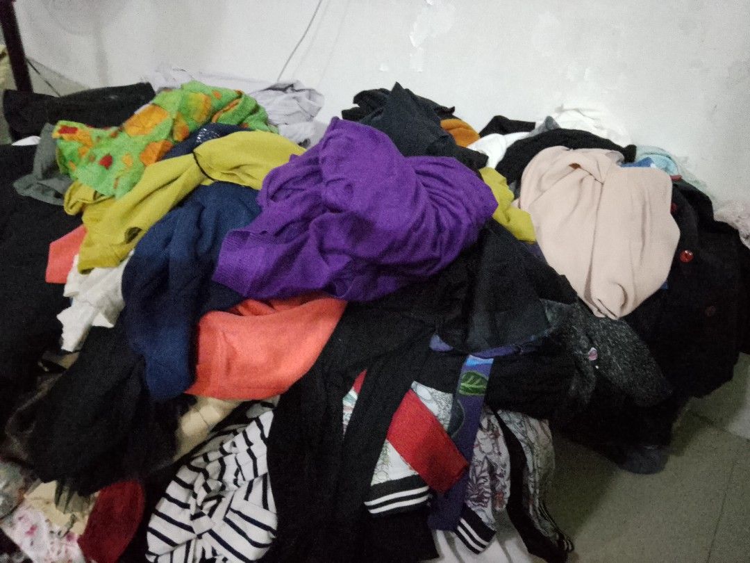 FREE 70+ Assorted Clothes Bundle (Ukay-ukay) (Category: Sets or Coordinates) located in Quezon City. Submitted by ririyumi007 (Listing ID 1469720060, Image 2). Description: Location: Quezon City FREE/ DONATION - if delivery, SF is shouldered by the buyer - Can do pick up just chat - No individual pics of the clothes - No kids clothes - Mostly Female Clothes .