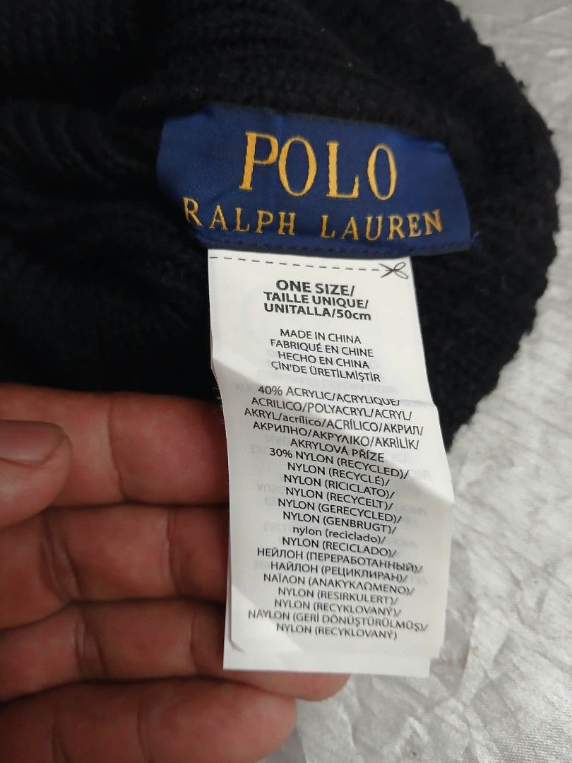 FRENCHIE BEANIE (Category: Beanies) located in Paranaque City. Submitted by dennis_580 (Listing ID 1469625477, Image 2). Description: POLO RALPH LAUREN EMBROIDERED FRENCHIE BEANIE BLACK ONE SIZE EXCELLENT.
