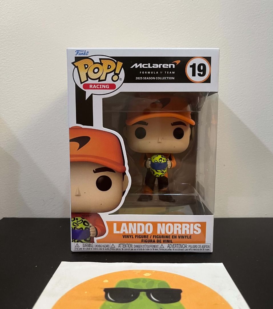 FUNKO POP | Lando Norris #19 (Category: Figurines & Statues) located in Calamba. Submitted by tortoyscollectibles (Listing ID 1469653197, Image 1). Description: 🚨FUNKO WALL DIBS🚨 ❗️900 PHP ONLY❗️ Lando Norris #19 ▪️Box condition: 9/10 ▪️WYSIWYG ▪️Used protector +30 💸 Payment via Gcash / BDO 💸 First to pay (no long reservations).