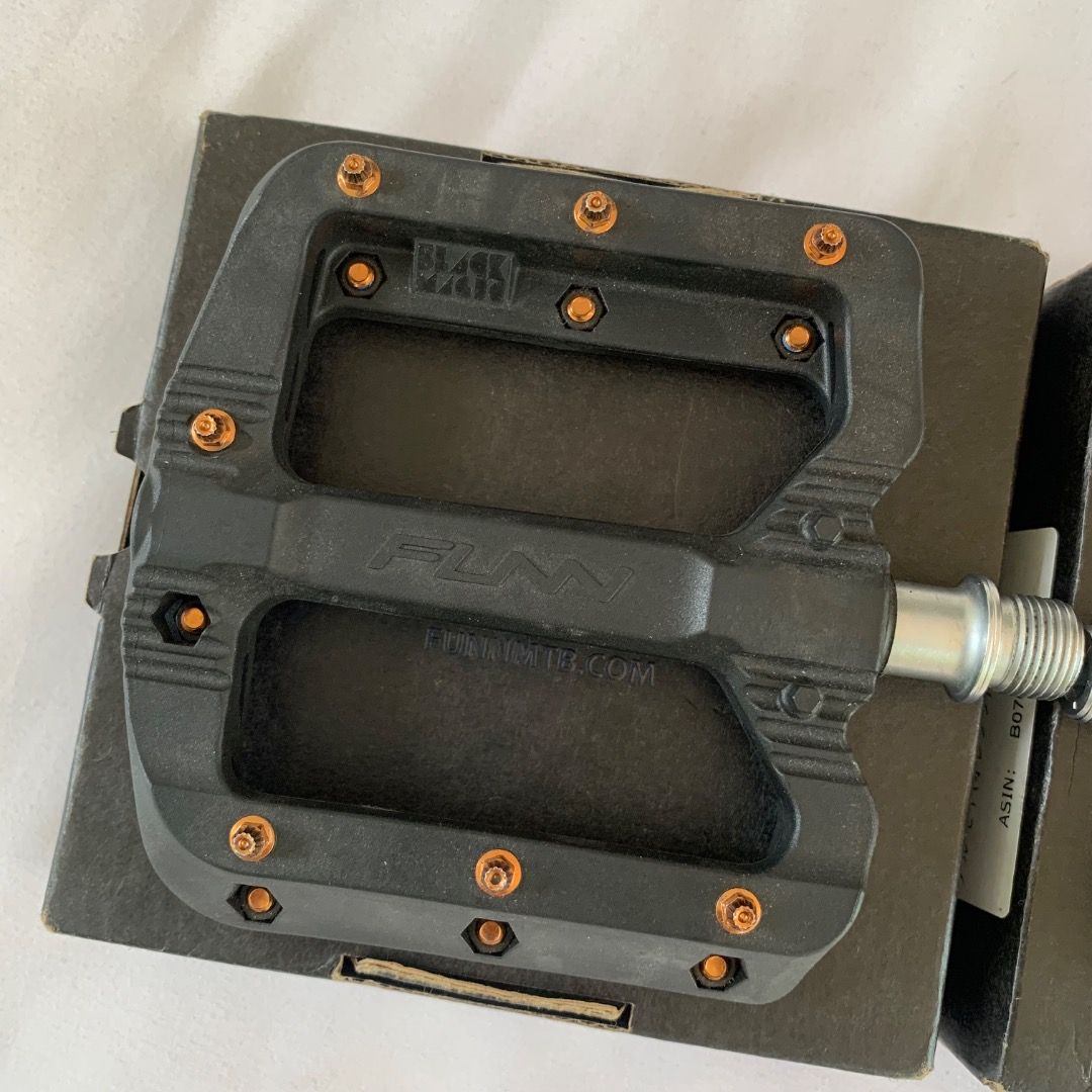 Funn Black Magic Pedals (Category: Bicycles) located in Mendez-Nunez. Submitted by anikkoyan (Listing ID 1469632701, Image 2). Description: Funn Black Magic Pedals - BNWB 3,499 + sf .
