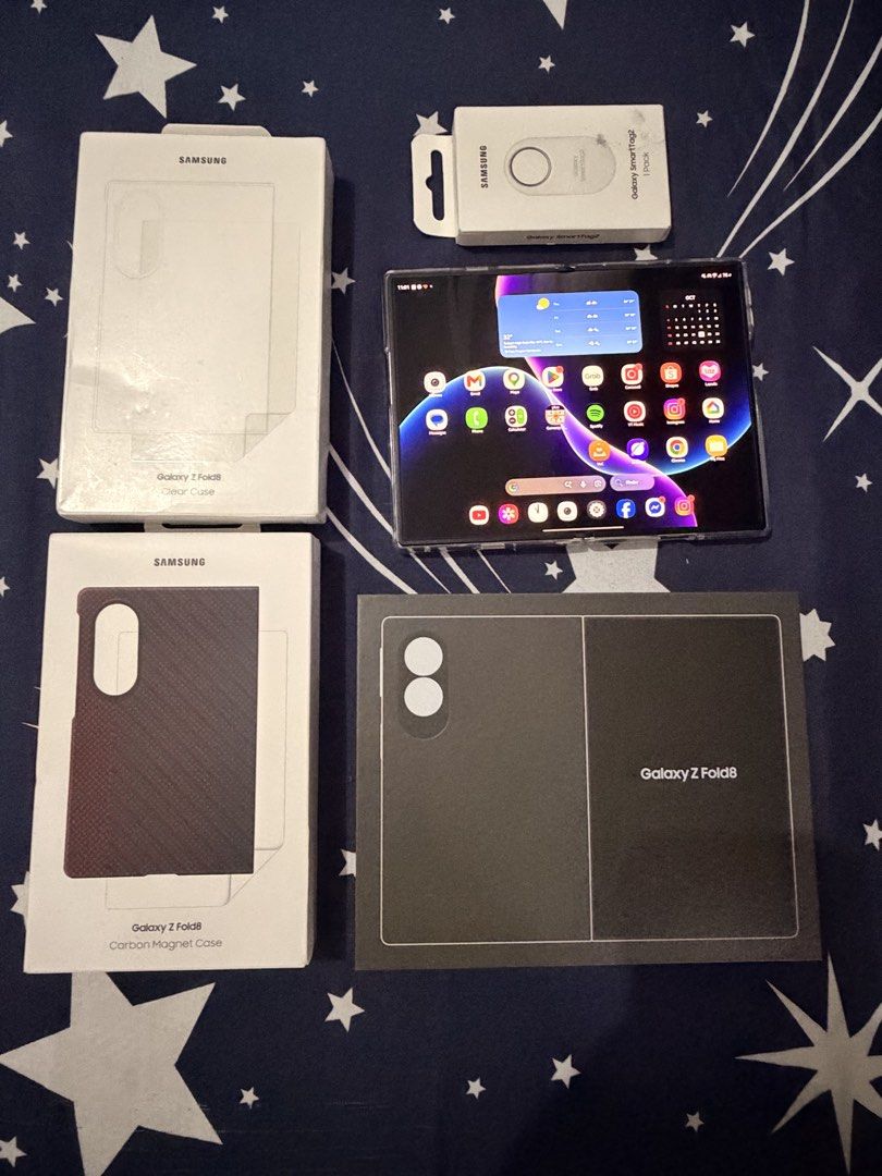 Galaxy Z Fold 8 Cream White 512 gb (Category: Samsung) located in Angeles City. Submitted by celestialbody (Listing ID 1469595103, Image 2). Description: For sale or trade with additional cash (30K) to Galaxy S26 Ultra 512 Direct swap to iphone 18 pro max Z Fold 8 cream white 512 GB Local unit Like new condition Complete fully paid unlocked With free cases Both original Samsung branded cases and Original Benks crystal clear case Free Samsung Smar