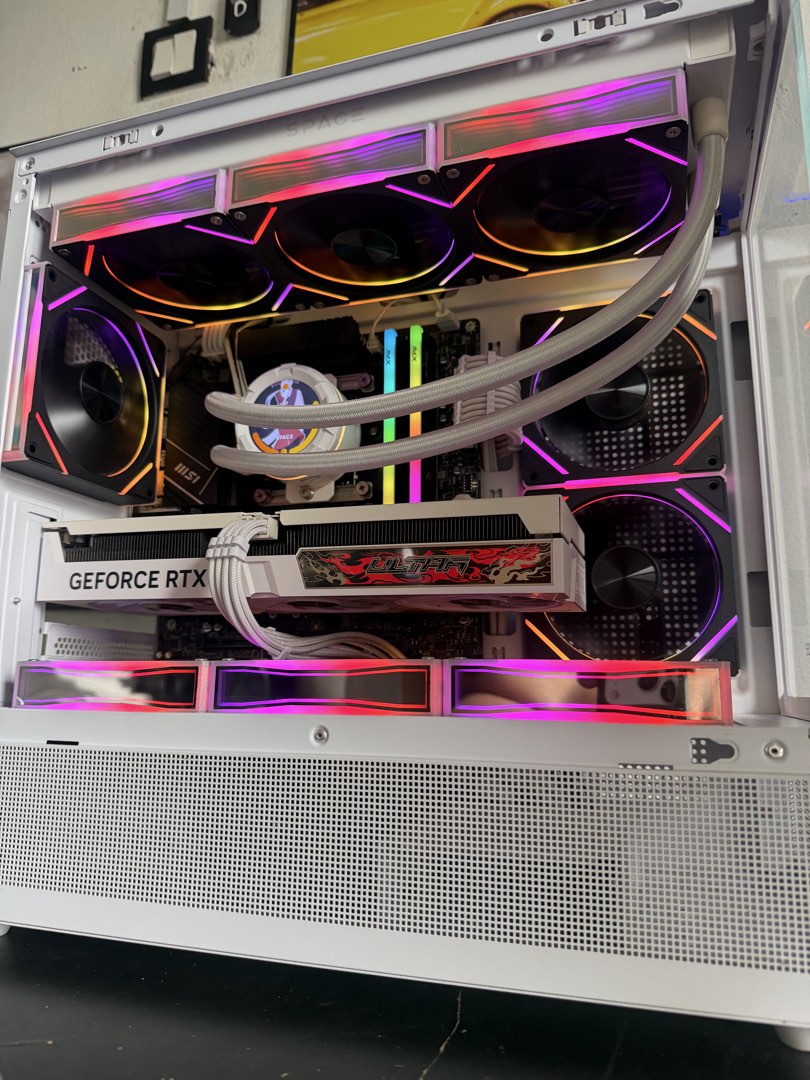 Unique Computer Gadgets Gaming PC RTX 4060 White Custom Build, Computers & Tech, Desktops on ...