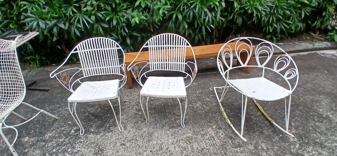 Garden chairs (Category: Other Home Furniture) located in Marikina City. Submitted by darthvader888 (Listing ID 1469612301, Image 1). Description: no issues vintage 1.5k each.