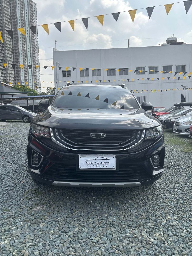 Geely Okavango Urban 1.5L Auto (Category: Used Cars) located in Pasig City. Submitted by pureocean-057512 (Listing ID 1469618670, Image 1). Description: 2021 GEELY OKAVANGO URBAN 1.5L GAS AUTOMATIC TRANSMISSION Downpayment: ₱174,151 Black 75k mileage Automatic Transmission 1.5L Gasoline Engine 2 ending plate Navigation System (GPS) Central Locking Electric Mirrors Electric Windows Electric Windows (Front only) Air Bags Anti-Lock Brakes (ABS) Fog 