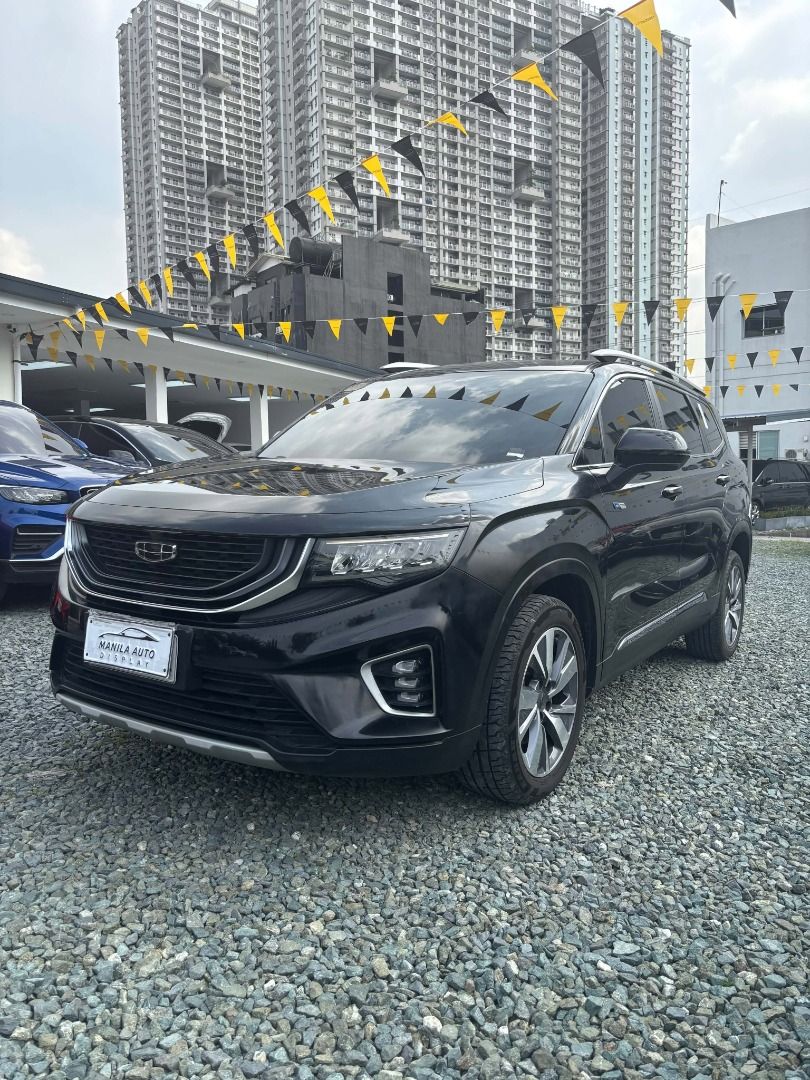 Geely Okavango Urban 1.5L Auto (Category: Used Cars) located in Pasig City. Submitted by pureocean-057512 (Listing ID 1469618670, Image 3). Description: 2021 GEELY OKAVANGO URBAN 1.5L GAS AUTOMATIC TRANSMISSION Downpayment: ₱174,151 Black 75k mileage Automatic Transmission 1.5L Gasoline Engine 2 ending plate Navigation System (GPS) Central Locking Electric Mirrors Electric Windows Electric Windows (Front only) Air Bags Anti-Lock Brakes (ABS) Fog 