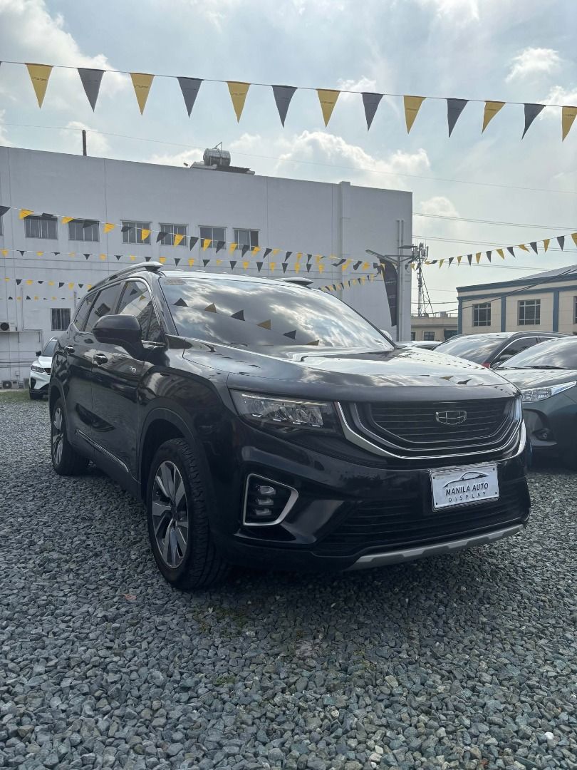 Geely Okavango Urban 1.5L Auto (Category: Used Cars) located in Pasig City. Submitted by pureocean-057512 (Listing ID 1469618670, Image 2). Description: 2021 GEELY OKAVANGO URBAN 1.5L GAS AUTOMATIC TRANSMISSION Downpayment: ₱174,151 Black 75k mileage Automatic Transmission 1.5L Gasoline Engine 2 ending plate Navigation System (GPS) Central Locking Electric Mirrors Electric Windows Electric Windows (Front only) Air Bags Anti-Lock Brakes (ABS) Fog 