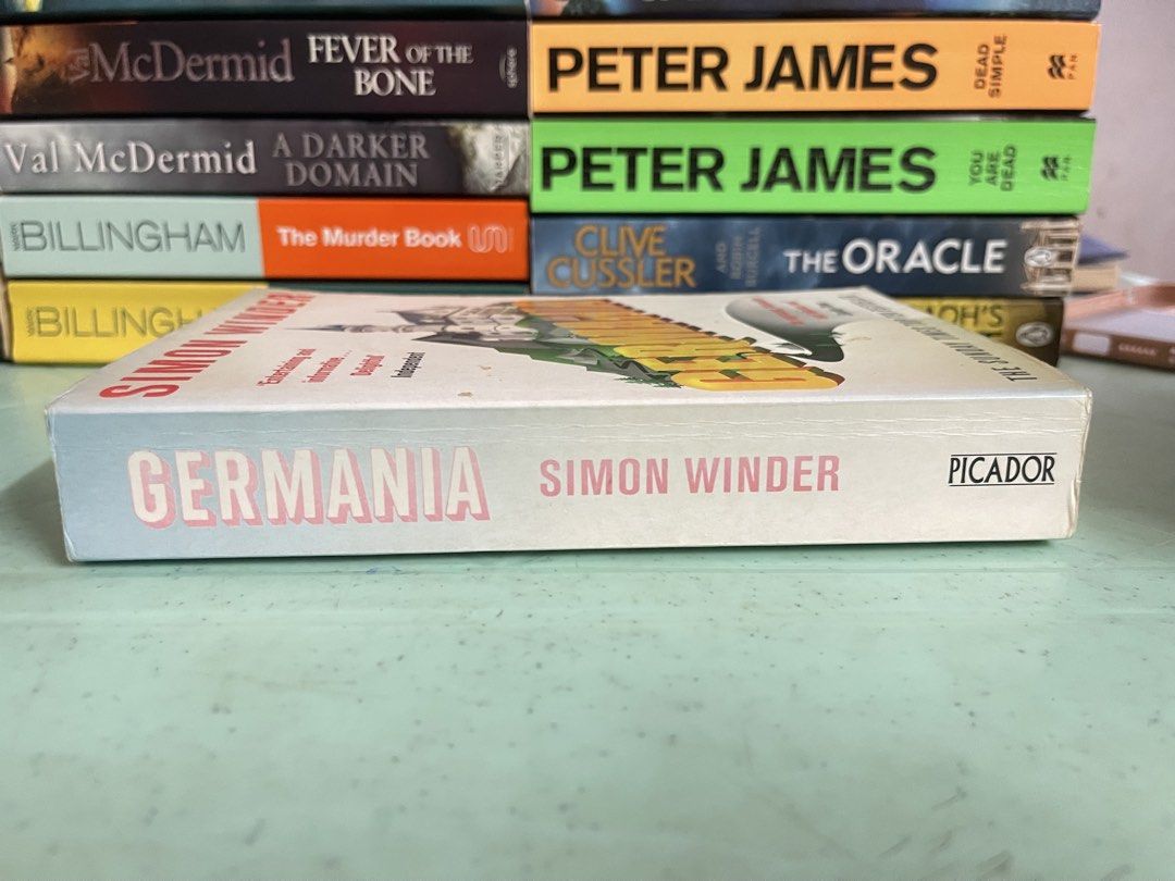 Germania by Simon Winder (Category: Storybooks) located in General Trias. Submitted by kwinay.28 (Listing ID 1469647636, Image 2). Description: Preloved book with minimal spine crease, and minimal foxing..