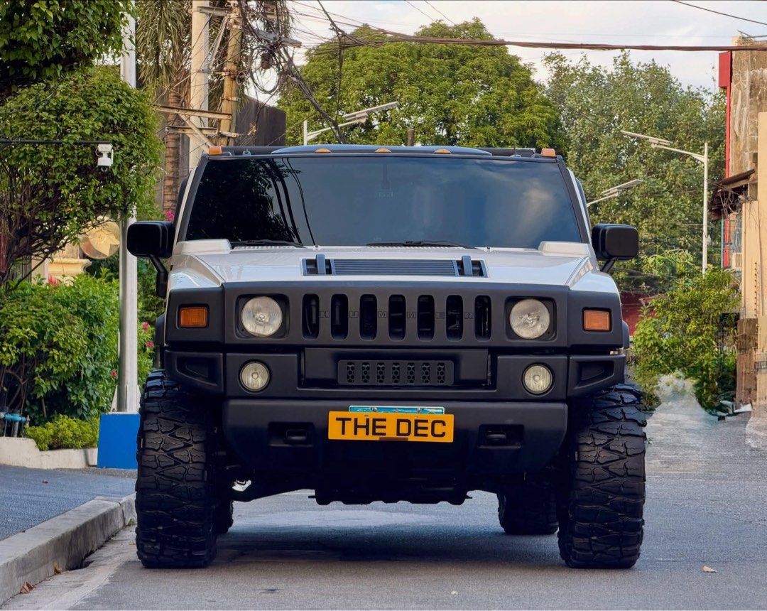 GMC Hummer H2 Auto (Category: Used Cars) located in Manila. Submitted by quality_cars (Listing ID 1469725960, Image 1). Description: FOR SALE - Guaranteed Best Buy Brand: GMC Model: Hummer H2 Year Model: 2003 Transmission: Automatic Color: White Fuel Type: Gas Engine Mileage: 83K Ending Plate: “8” Thursday Coding MY SELLING PRICE: 1.328m Negotiable Trade In okay Upgraded Mags and Tyres Electronic Power Seats Cruise Control Steering Wheel Remote T