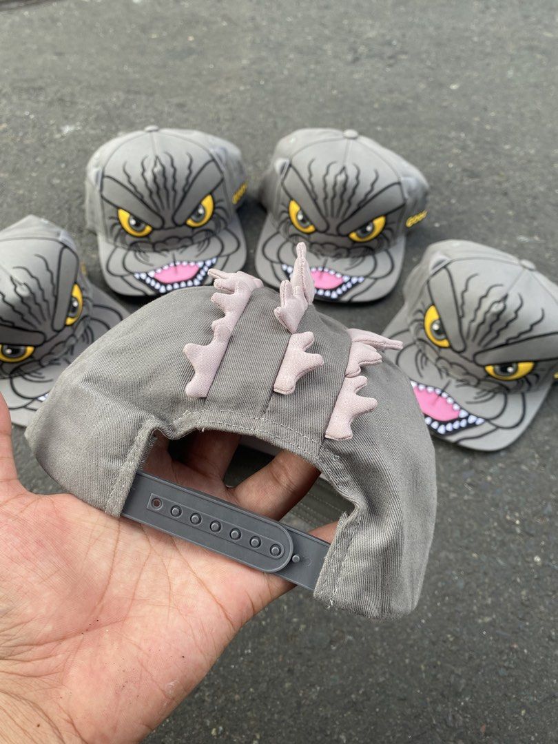 Godzilla (Category: Caps & Hats) located in Manila. Submitted by dundonnn (Listing ID 1469575848, Image 3). Description: ✅ AVAILABLE ✅ GODZILLA cosplay Hat 🧢 ▪️ Adult size / Fit most head 🛒 DM ME LOC: 628QUEZON BLVD QUIAPO MANILA 📍.