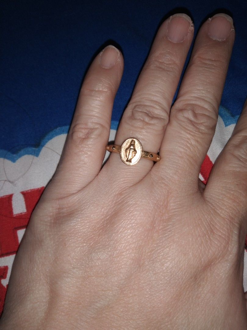 Gold rosary ring non tarnish (Category: Rings) located in Quezon City. Submitted by eidorableshop (Listing ID 1469672673, Image 1). Description: .