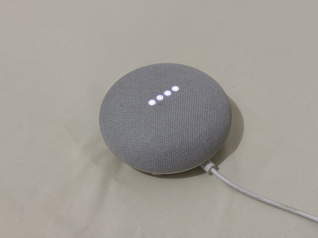Google Nest Mini Smart Speaker (Category: Soundbars, Speakers & Amplifiers) located in Pasig City. Submitted by tinymommy_ (Listing ID 1469677718, Image 1). Description: 📍Pasig Greenpark Village - Condition: Fully functional and tested - Inclusion: Original power cable.