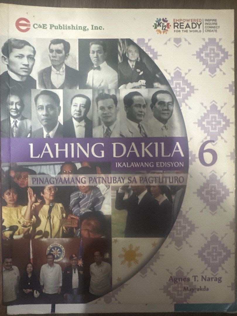 Grade 6 BJU Press and Lahing Dakila Textbook Set (Category: Textbooks) located in Mandaluyong City. Submitted by prelovedkathalogue (Listing ID 1469601619, Image 2). Description: - Complete set of 9 Grade 6 textbooks and worktexts - Includes BJU Science, Reading, Bible Truths, Math, Spelling, and English - Includes Filipino subjects: Lahing Dakila 6 and Wika at Buhay - Ideal for Grade 6 homeschooling or supplemental study - Some pages have writin