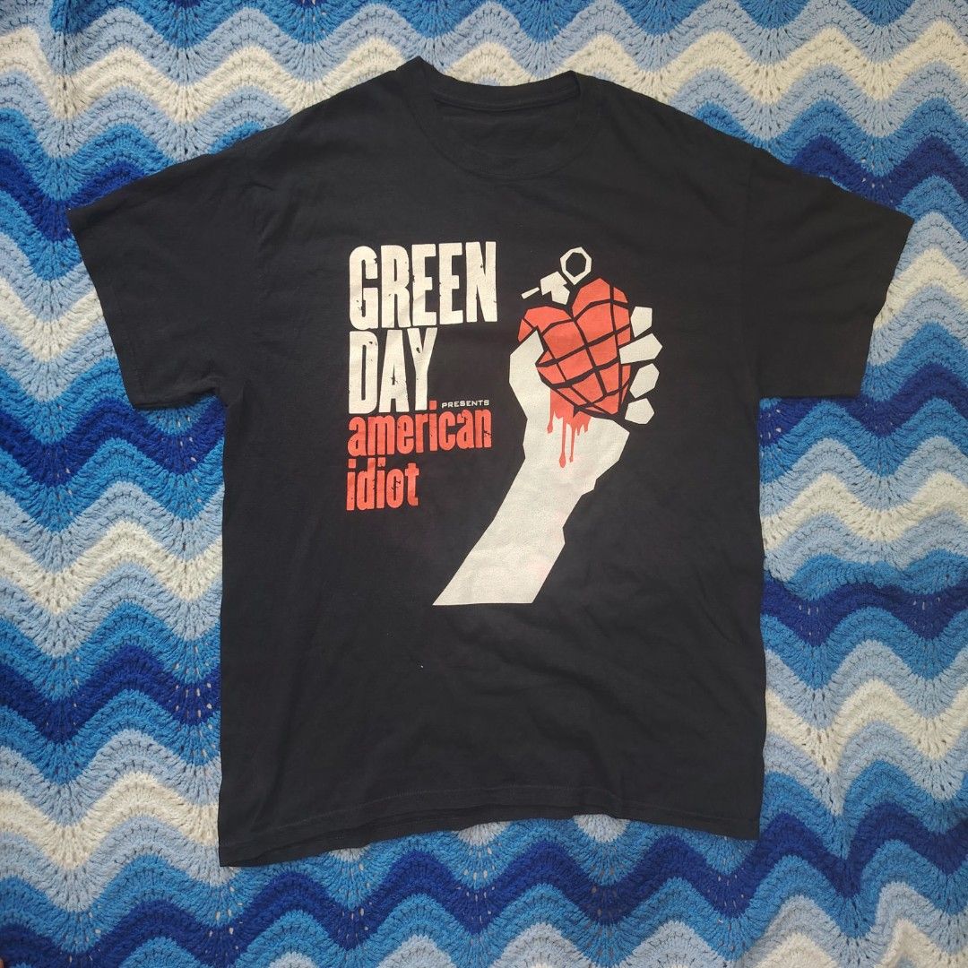 Greenday Band Shirt (Category: Tshirts & Polo Shirts ) located in Manila. Submitted by unlithriftsouth (Listing ID 1469607967, Image 1). Description: 22 X 30 (LARGE) NO ISSUE.